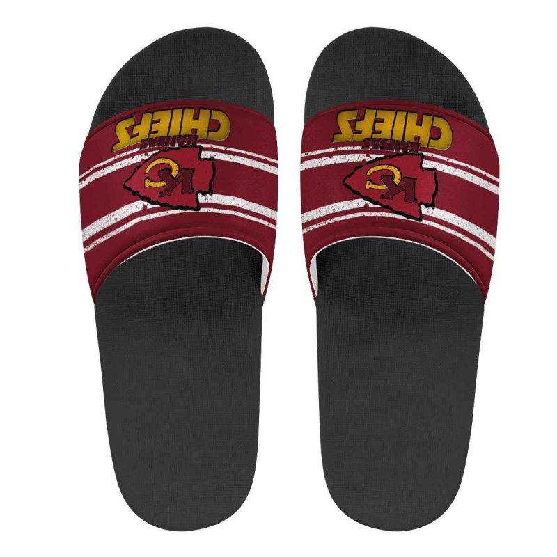 Youth Kansas City Chiefs Flip Flops 002