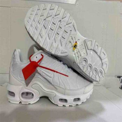 Women's Hot sale Running weapon Air Max TN White Shoes 0083