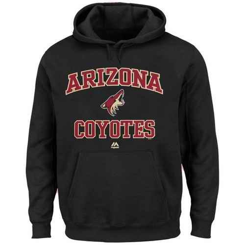 Arizona Coyotes Majestic Heart & Soul Hoodie Black