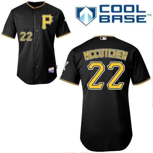 Pirates #22 Andrew McCutchen Black Stitched MLB Jersey