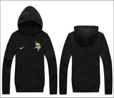 Nike Minnesota Vikings Authentic Logo Hoodie Black