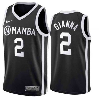 Women's Los Angeles Lakers #2 Gianna Bryant 'Mamba' Black Stitched Basketball Jersey(Run Small)