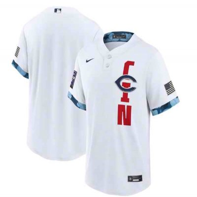 Men's Cincinnati Reds Blank 2021 White All-Star Cool Base Stitched MLB Jersey