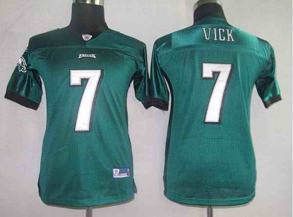 Eagles #7 Michael Vick Green Stitched Youth NFL Jersey