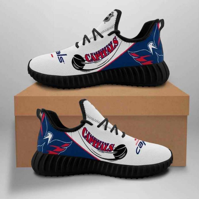 Women's NHL Washington Capitals Mesh Knit Sneakers/Shoes 003