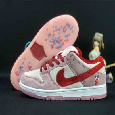 Men's Dunk Low SB Grey/Pink Shoes 0101