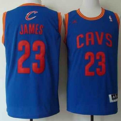 Revolution 30 Cavaliers #23 LeBron James Light Blue Stitched NBA Jersey