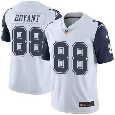 Nike Cowboys #88 Dez Bryant White Youth Stitched NFL Limited Rush Jersey