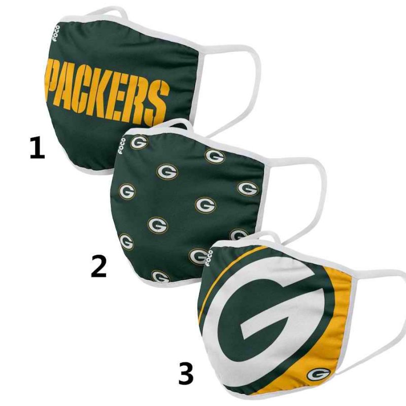 Packers Sports Face Mask 001 Filter Pm2.5 (Pls check description for details)