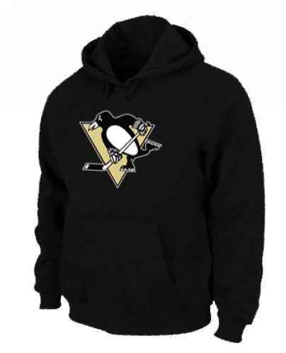 NHL Pittsburgh Penguins Big & Tall Logo Pullover Hoodie Black