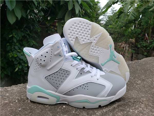 Women's Running weapon Air Jordan 6 White Shoes 013