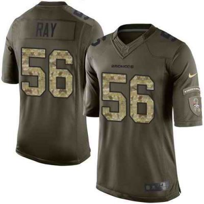 Nike Broncos #56 Shane Ray Green Men's Stitched NFL Limited Salute To Service Jersey