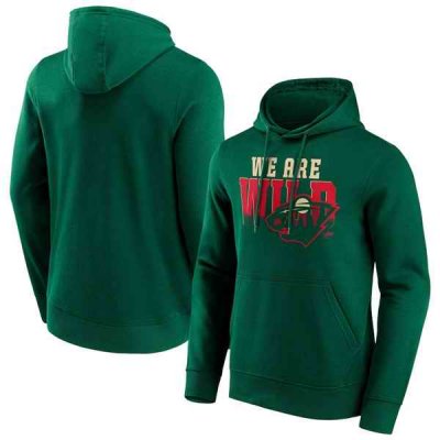 Men's Minnesota Wild Dark Green Hometown Graphic Hoodie