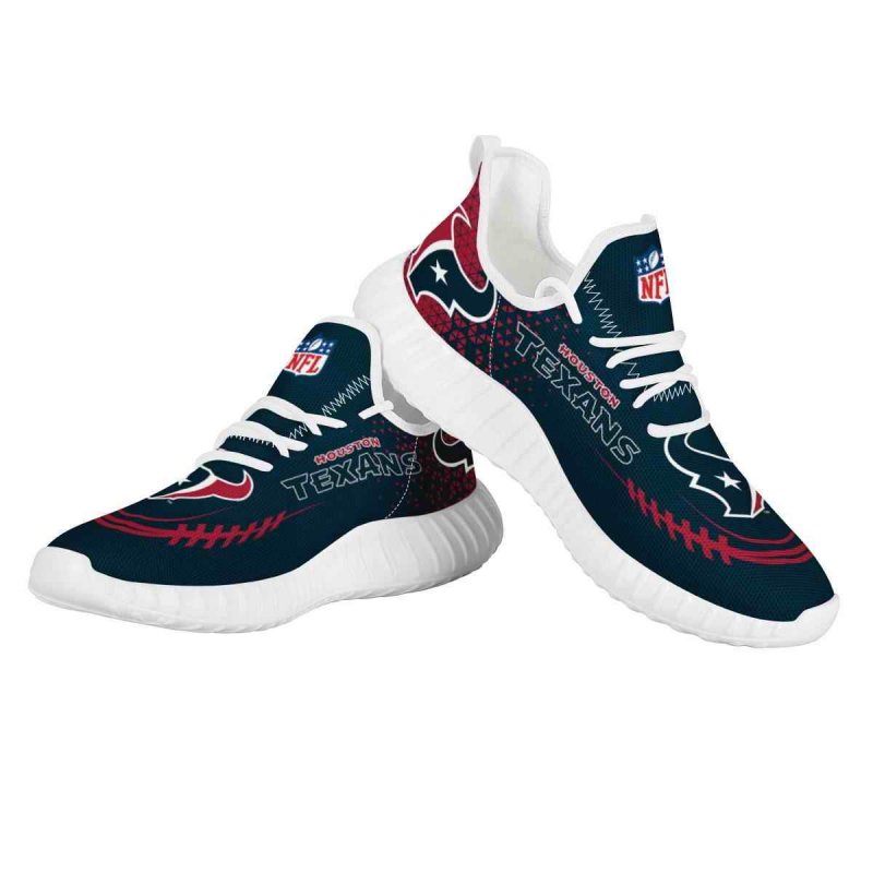 Men's Houston Texans Mesh Knit Sneakers/Shoes 010