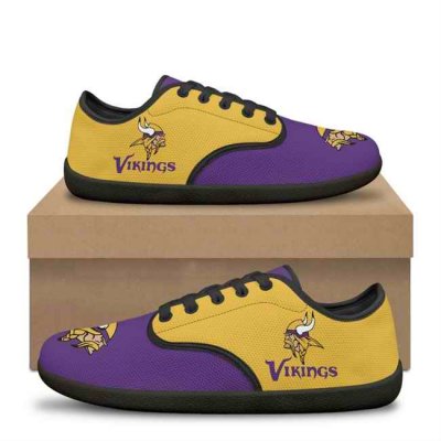 Men's Minnesota Vikings Low Top Sneakers/Shoes 001 (Pls check description for details)