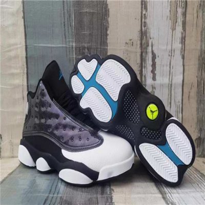 Men's Running Weapon Air Jordan 13 Black Shoes 043