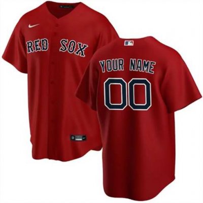 Men's Boston Red Sox Customized Stitched MLB Jersey