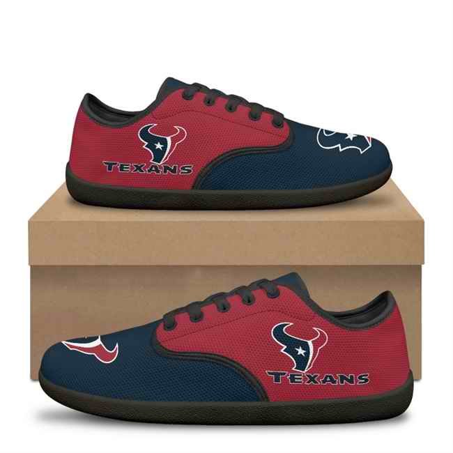 Men's Houston Texans Low Top Sneakers/Shoes 001 (Pls check description for details)