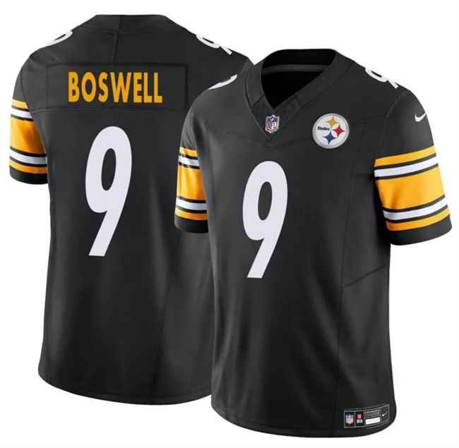 Men's Pittsburgh Steelers #9 Chris Boswell Black 2024 F.U.S.E. Vapor Untouchable Limited Stitched Jersey