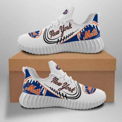 Women's New York Mets Mesh Knit Sneakers/Shoes 008