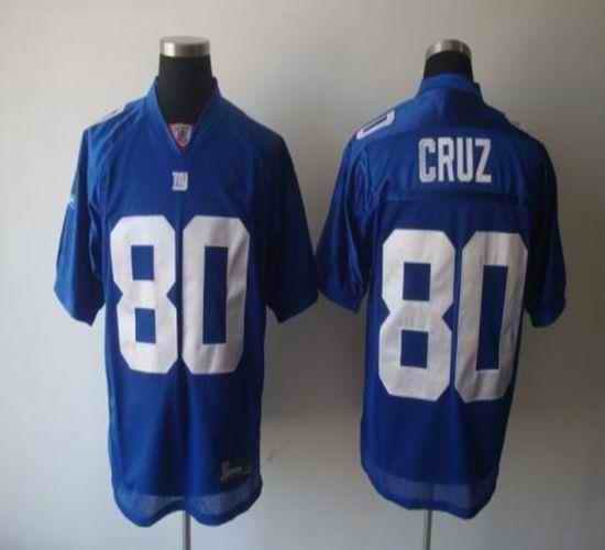 Giants #80 Victor Cruz Blue Stitched Youth NFL Jersey