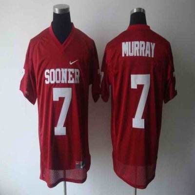 Sooners #7 DeMarco Murray Red Stitched NCAA Jersey