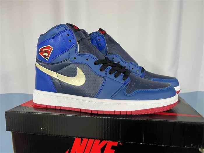 Men's Running Weapon Air Jordan 1 Royal/Navy Shoes 0570