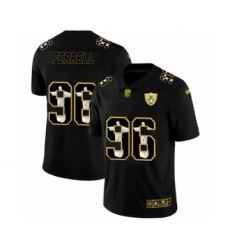 Men's Oakland Raiders #96 Clelin Ferrell Black Jesus Faith Edition Limited Stitched Jersey