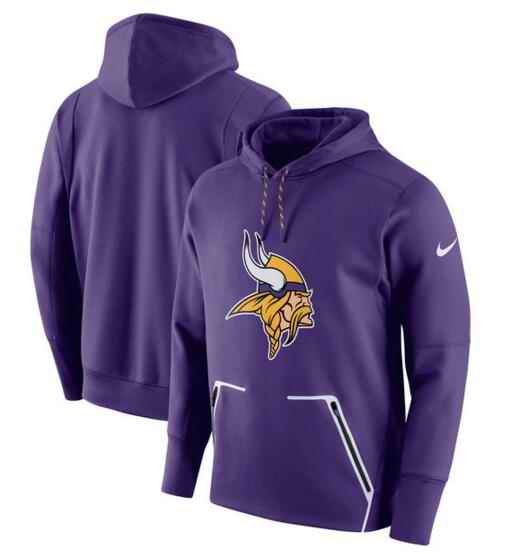 Men's Nike Minnesota Vikings Purple Champ Drive Vapor Speed Pullover Hoodie