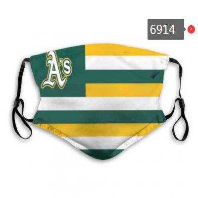 Oakland Athletics Face Mask 6914 Filter Pm2.5 (Pls check description for details)