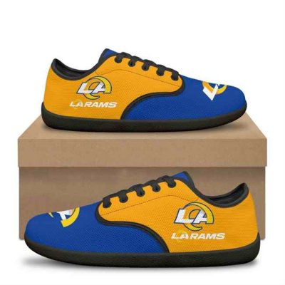 Men's Los Angeles Rams Low Top Sneakers/Shoes 001 (Pls check description for details)