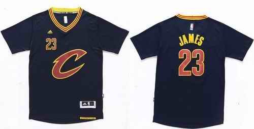 Cavaliers #23 LeBron James Navy Blue 2015-2016 Season Stitched NBA Jersey