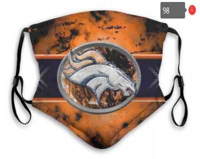 Denver Broncos Face Mask 009 Filter Pm2.5 (Pls check description for details)