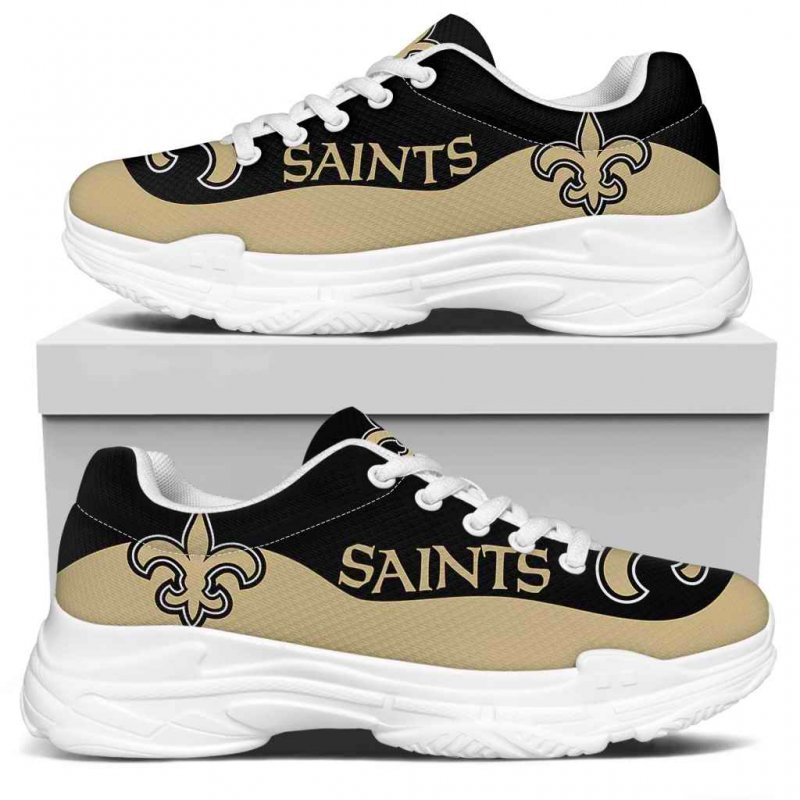 Men's New Orleans Saints Edition Chunky Sneakers With Line 002