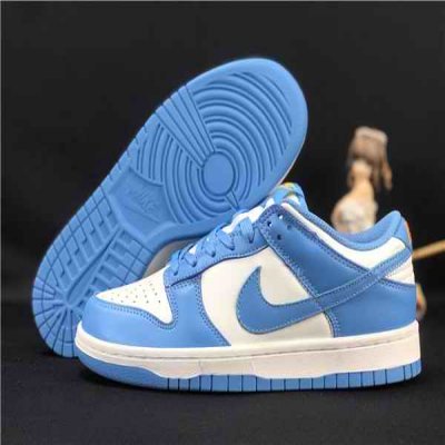 Men's Dunk Low SB Blue/White Shoes 0109