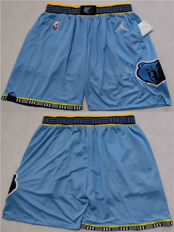 Men's Memphis Grizzlies Navy Shorts (Run Small)