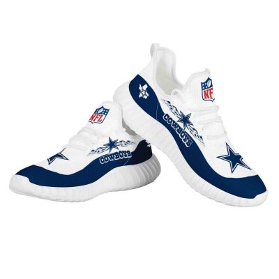 Women's Dallas Cowboys Mesh Knit Sneakers/Shoes 030