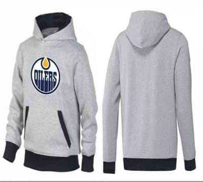 Edmonton Oilers Pullover Hoodie Grey & Black