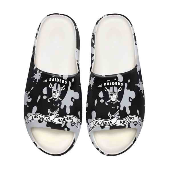 Women's Las Vegas Raiders Yeezy Slippers/Shoes 002