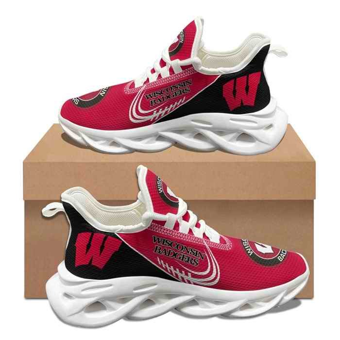 Men's Wisconsin Badgers Flex Control Sneakers 002