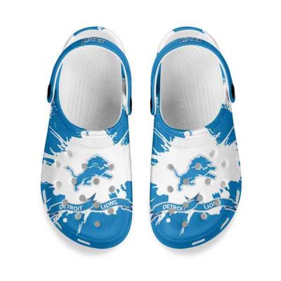 Women's Detroit Lions Bayaband Clog Shoes 001