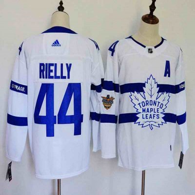 Men's Adidas Toronto Maple Leafs #44 Morgan Rielly White 2018 NHL Stadium Series Stitched NHL Jersey