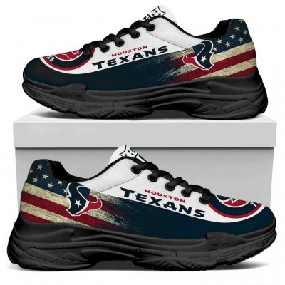 Men's Houston Texans Edition Chunky Sneakers With Line 003