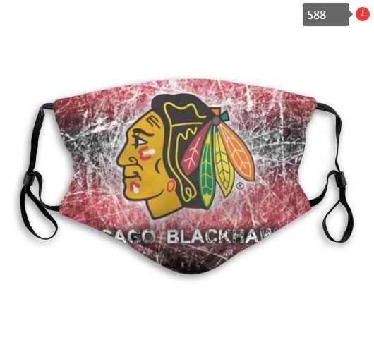 Chicago Blackhawks Face Mask 006 Filter Pm2.5 (Pls check description for details)