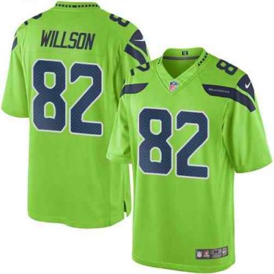 Nike Seahawks #82 Luke Willson Green Men's Stitched NFL Limited Rush Jersey