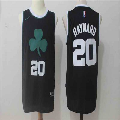 Men's Nike Boston Celtics #20 Gordon Hayward Black Stitched NBA Jersey