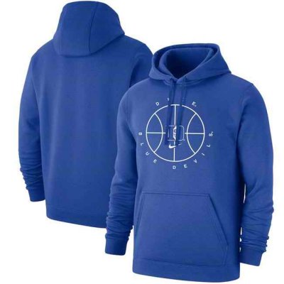 Men's Duke Blue Devils  Basketball Icon Club Fleece Pullover Hoodie