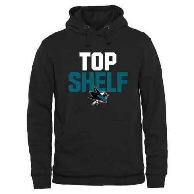 San Jose Sharks Top Shelf Pullover Hoodie Black