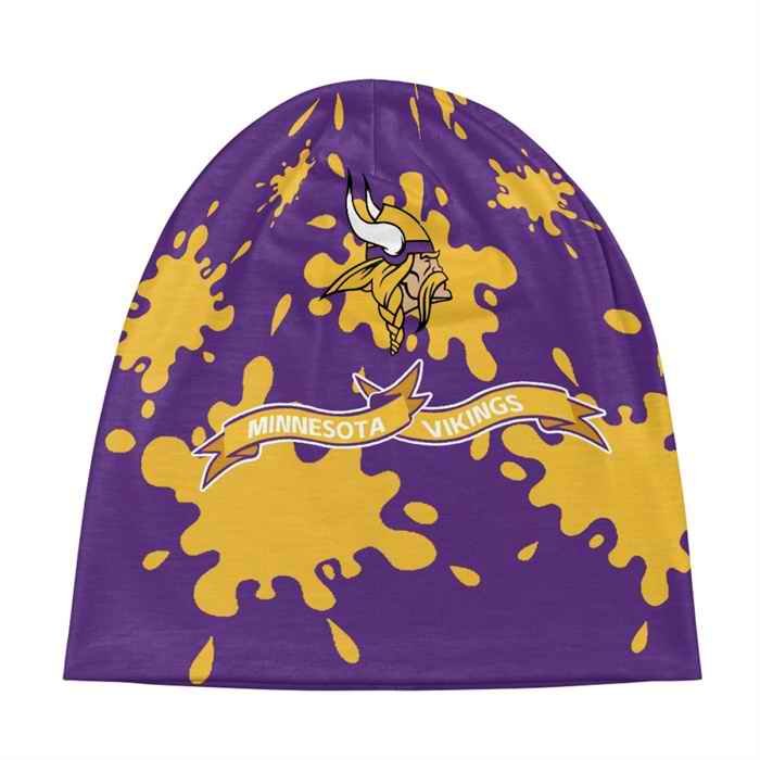 Minnesota Vikings Baggy Skull Hats 065