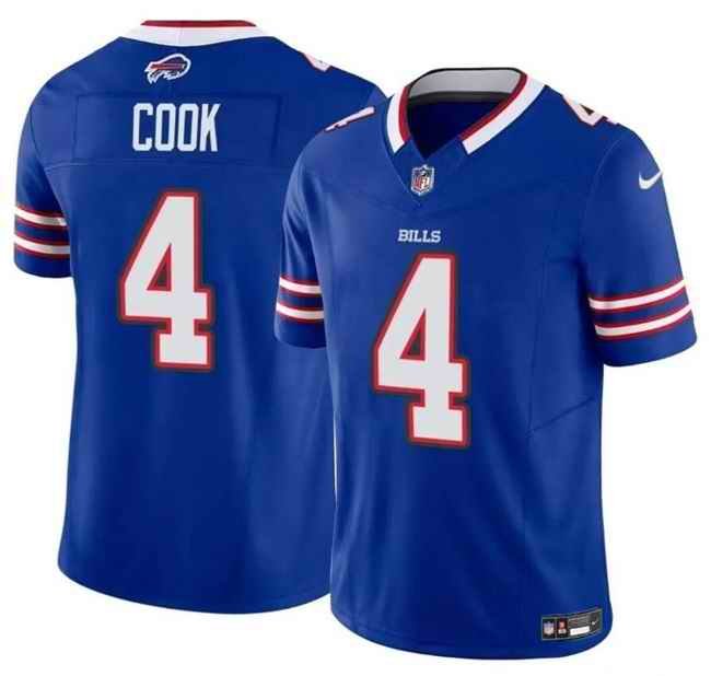 Youth Buffalo Bills #4 James Cook Blue 2023 F.U.S.E. Vapor Untouchable Limited Stitched Football Jersey